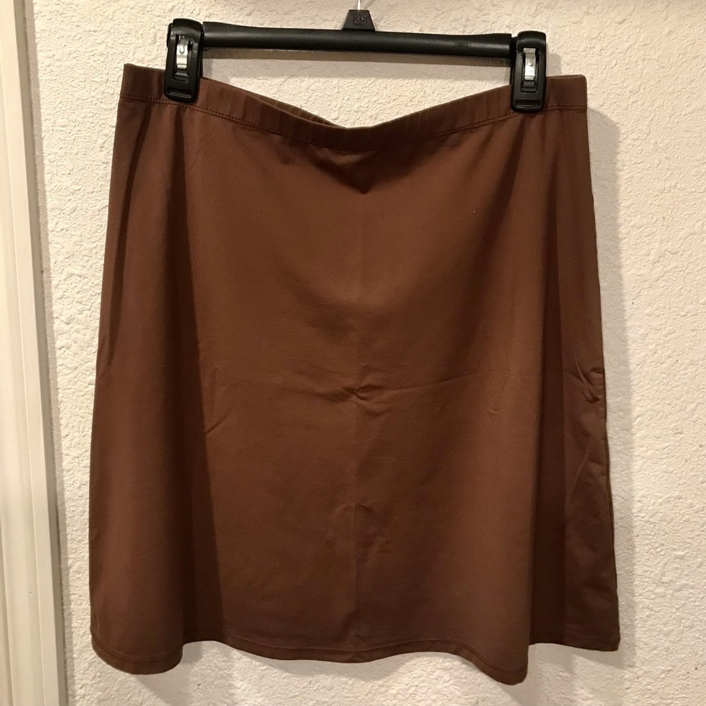 Athleta brown activewear skirt S